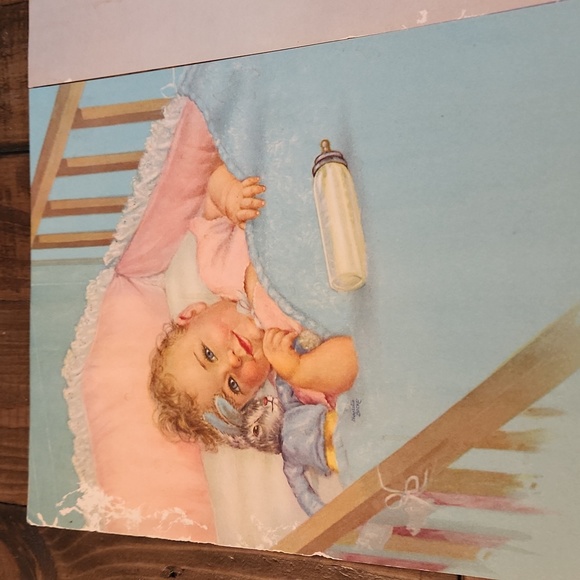Charlotte Becker Vintage Beautiful Baby Prints 7x9 - Picture 2 of 10